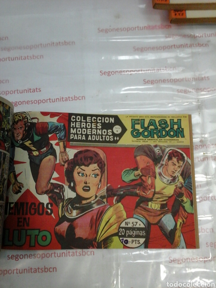 10 LOTE - FLASH GORDON - 60 NÚMEROS - ED. DOLAR