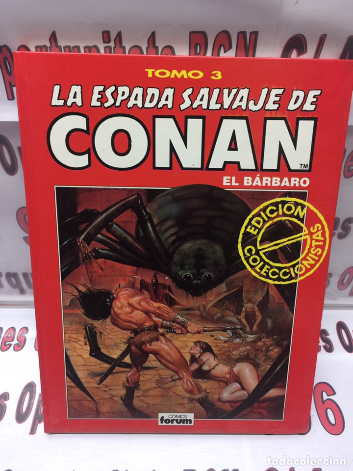 1  LA ESPADA SALVAJE DE CONAN - TOMO 3 ROJO - ED. COLECCIONISTA