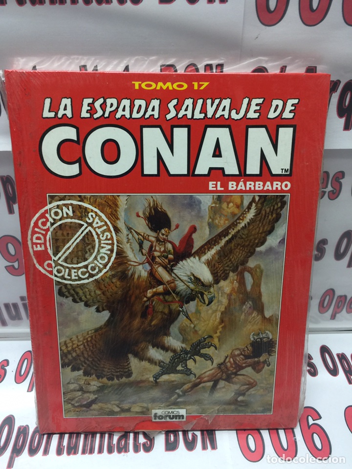 1  LA ESPADA SALVAJE DE CONAN - TOMO 17 ROJO - ED. COLECCIONISTA