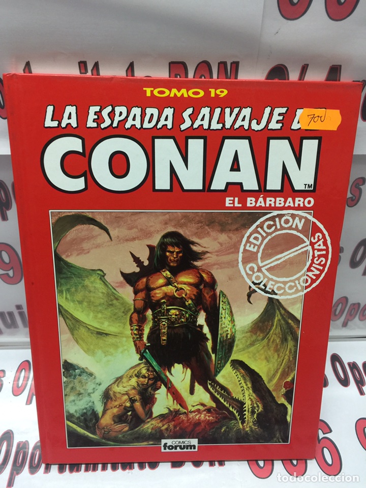 1  LA ESPADA SALVAJE DE CONAN - TOMO 19 ROJO - ED. COLECCIONISTA