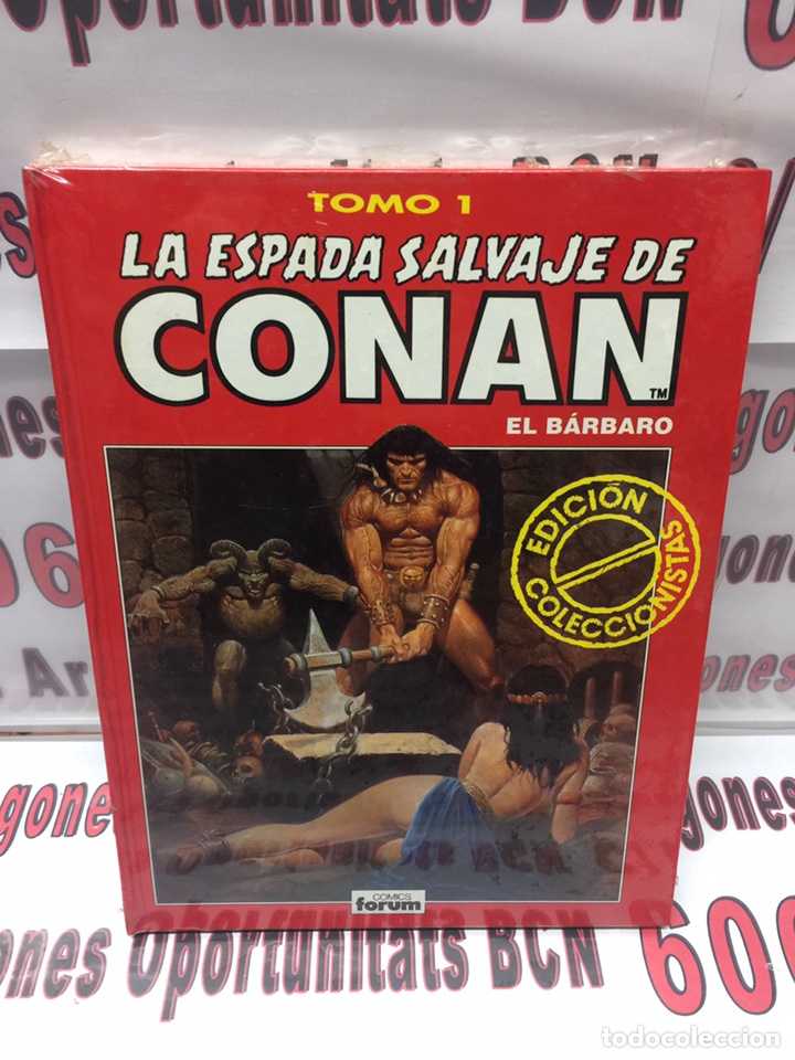 1  LA ESPADA SALVAJE DE CONAN - TOMO 1 ROJO - ED. COLECCIONISTA