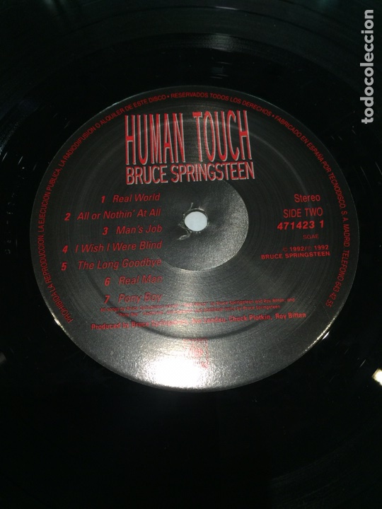 4 LP - BRUCE SPRINGSTEEN - HUMAN TOUCH