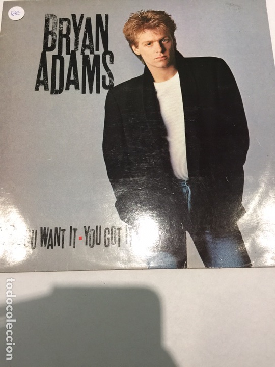 1 LP - BRYAN ADAMS - YOU WANT IT - YOU GO IT