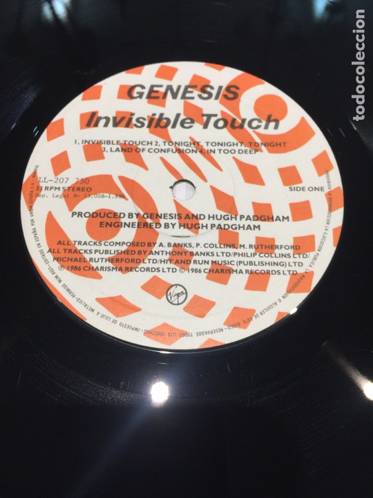 2 LP - GENESIS - INVISIBLE TOUCH