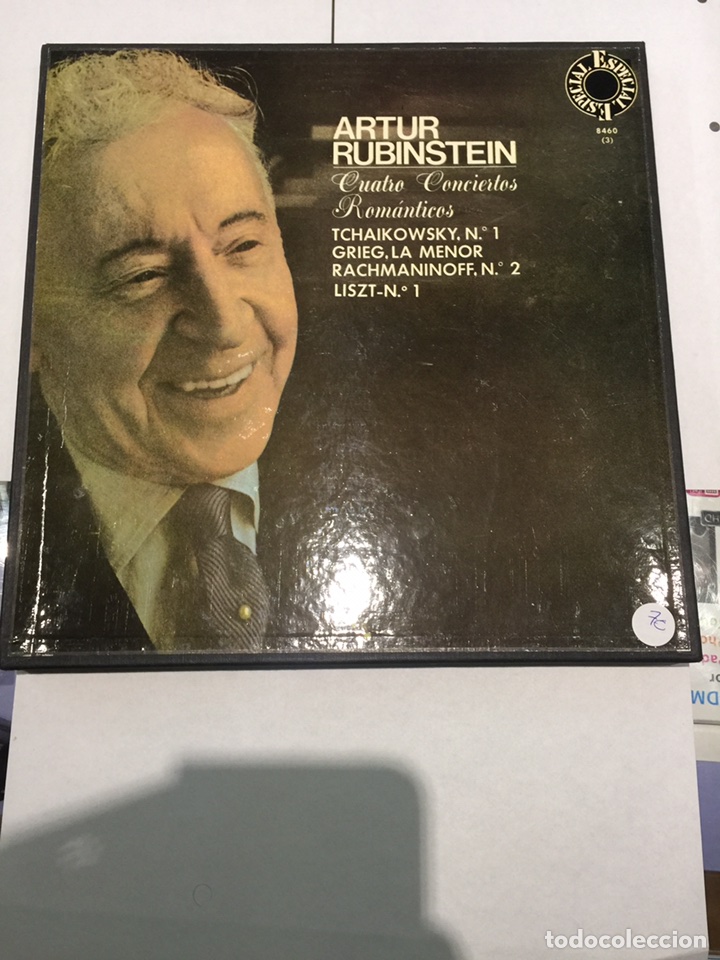 1 LP - ARTUR RUBINSTEIN - CUATRO CONCIERTOS ROMANTICOS