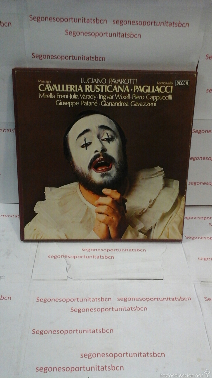 1 ALBUM COMPLETO - LUCIANO PAVAROTTI - CAVALLERIA RUSTICANA