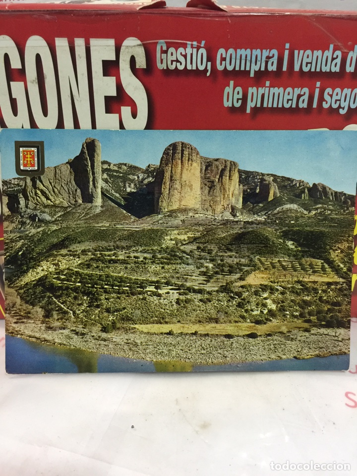 1 POSTAL 1847 - PIRINEO ARAGONES - RIGLOS - VISTA DE LOS MALLOS DE RIGLOS - EDICIONES FISA