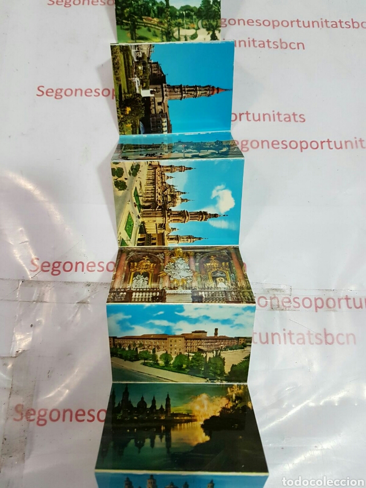 5 POSTAL - ACORDEÓN - ZARAGOZA - 16 POSTALES