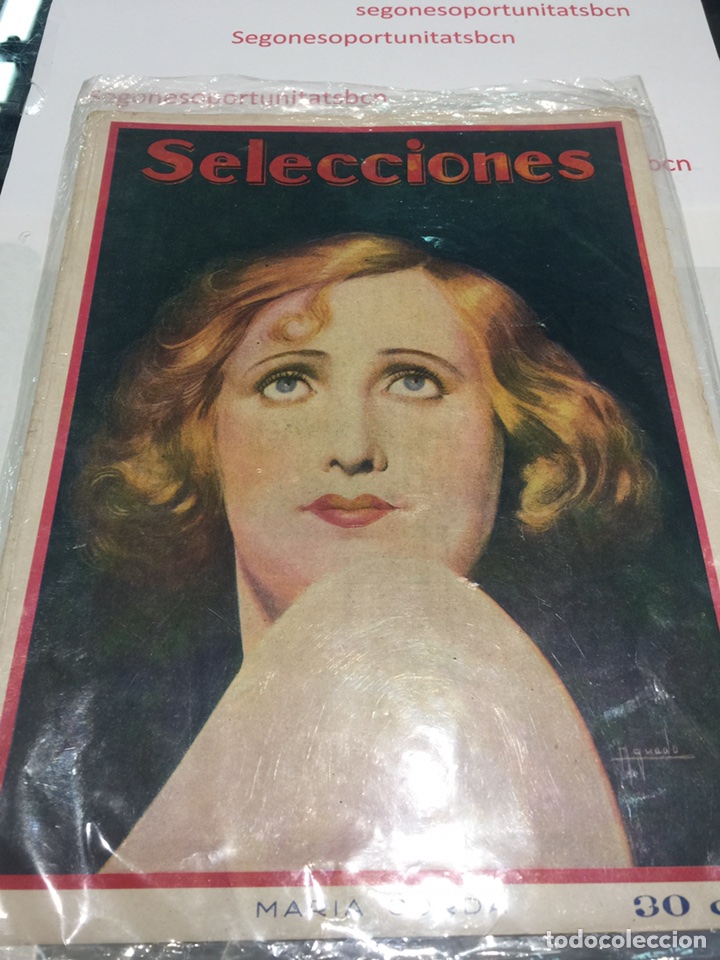 1 REVISTA ANTIGUA - SELECCIONES - MARIA GORDA - 31 JULIO 1925