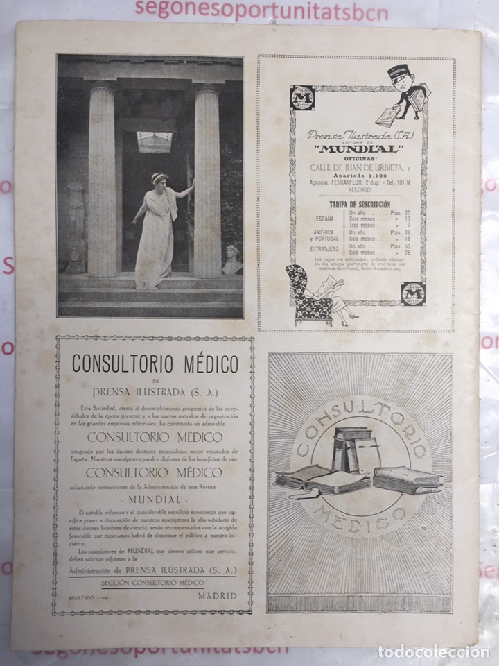 2 REVISTA GRAFICA MUNDIAL DEL 9 DE NOVIEMBRE DEL AÑO 1922 NÚMERO 18