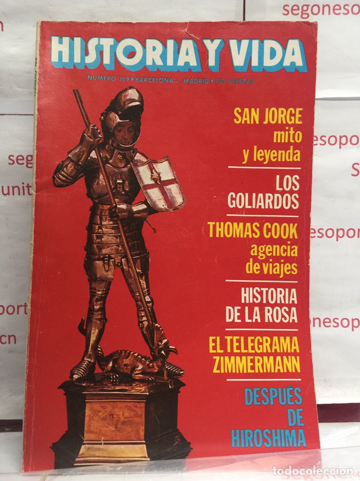 1 REVISTA ANTIGUA - HISTORIA Y VIDA - NUMERO 169 - ABRIL 1982