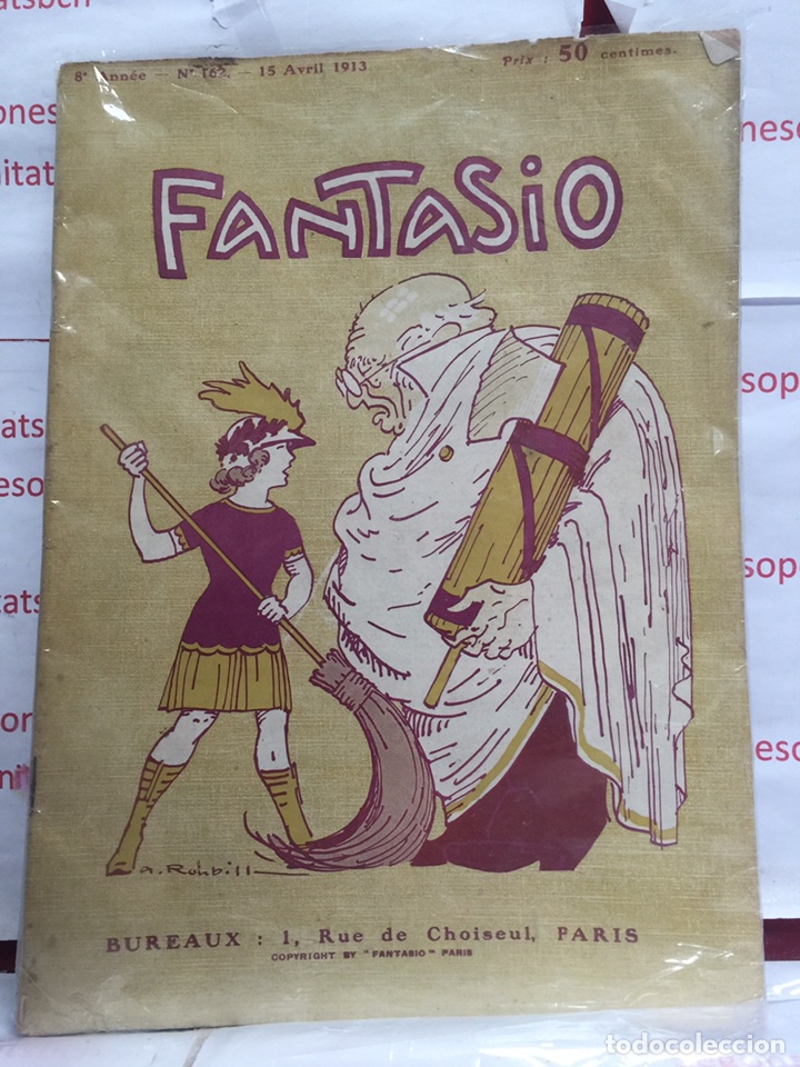 1 REVISTA ANTIGUA - FANTASIO - NUMERO 162 - 15 DE ABRIL DE 1913