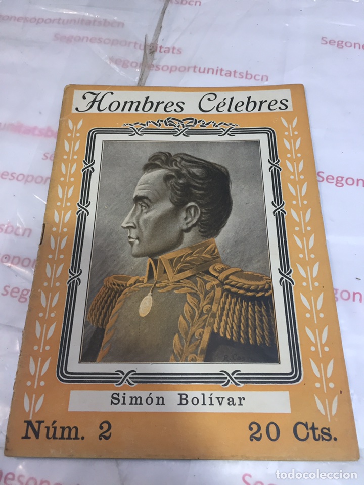 1 HOMBRES CÉLEBRES - SIMÓN BOLÍVAR - Nº2