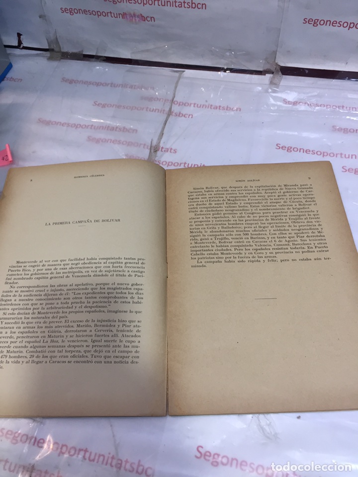 3 HOMBRES CÉLEBRES - SIMÓN BOLÍVAR - Nº2