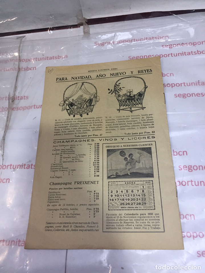 2 REVISTA ANTIGUA OFERTAS TEMPORADA DE INVIERNO 1932