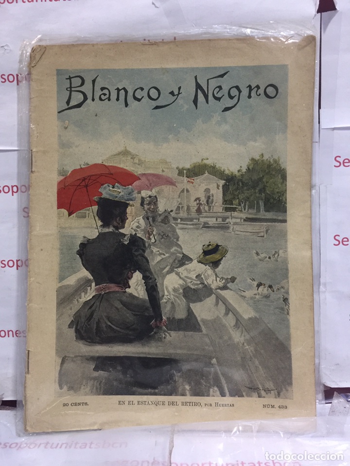 1 REVISTA ANTIGUA - BLANCO Y NEGRO - 19 DE AGOSTO DE 1899 - NUMERO 433