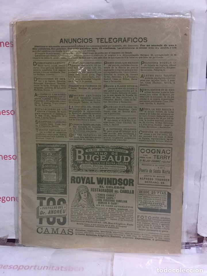 2 REVISTA ANTIGUA - BLANCO Y NEGRO - 14 DE NOVIEMBRE DE 1903 - NUMERO 654