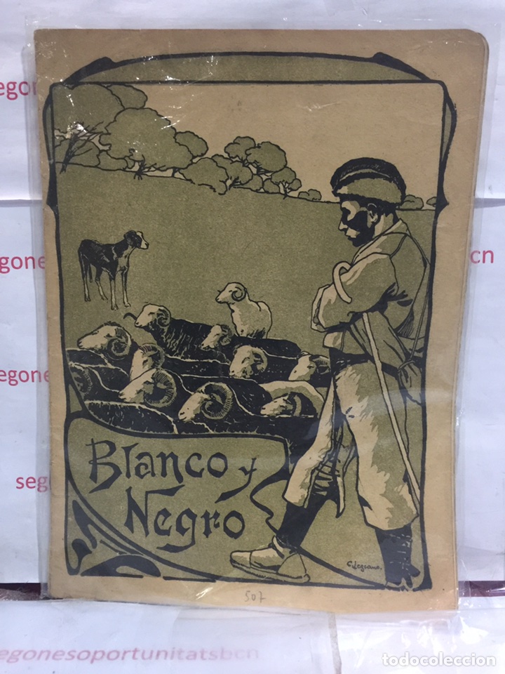 1 REVISTA ANTIGUA - BLANCO Y NEGRO - NUMERO 507 - 19 DE ENERO DE 1901