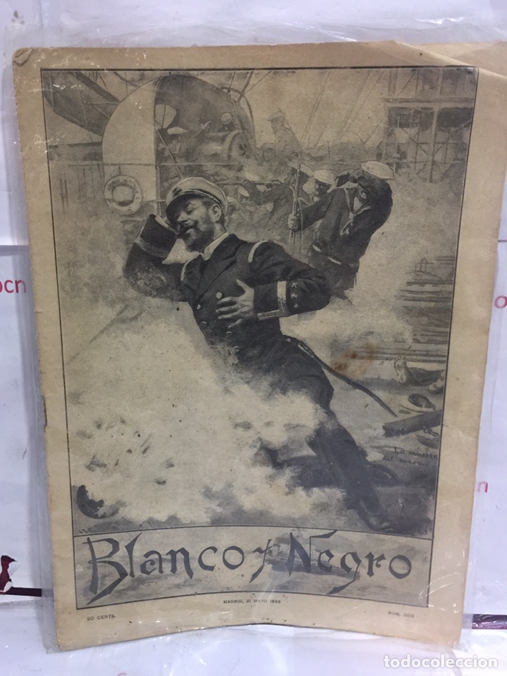 1 REVISTA ANTIGUA - BLANCO Y NEGRO - 21 DE MAYO 1898 - NÚMERO 368