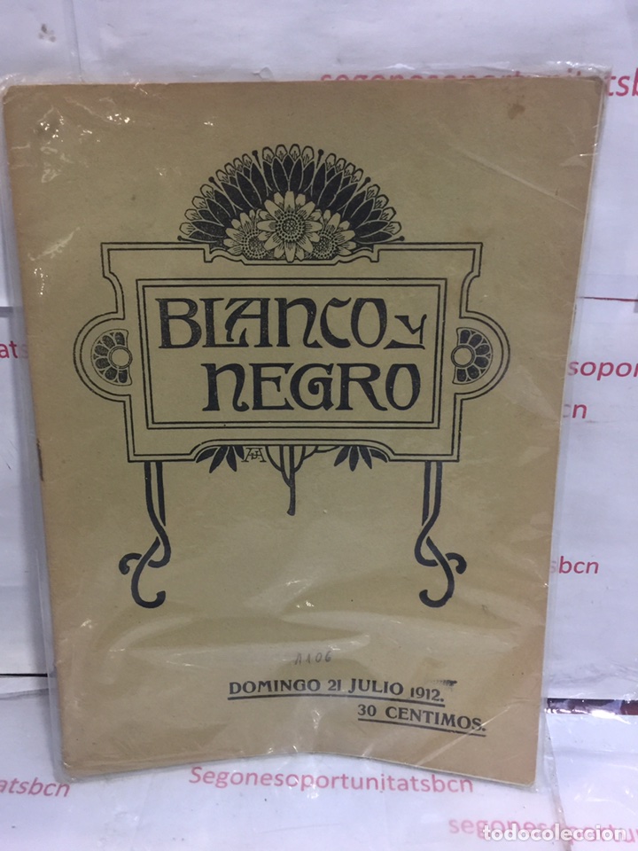 1 REVISTA ANTIGUA - BLANCO Y NEGRO - DOMINGO 21 JULIO 1912 - NÚMERO 1106