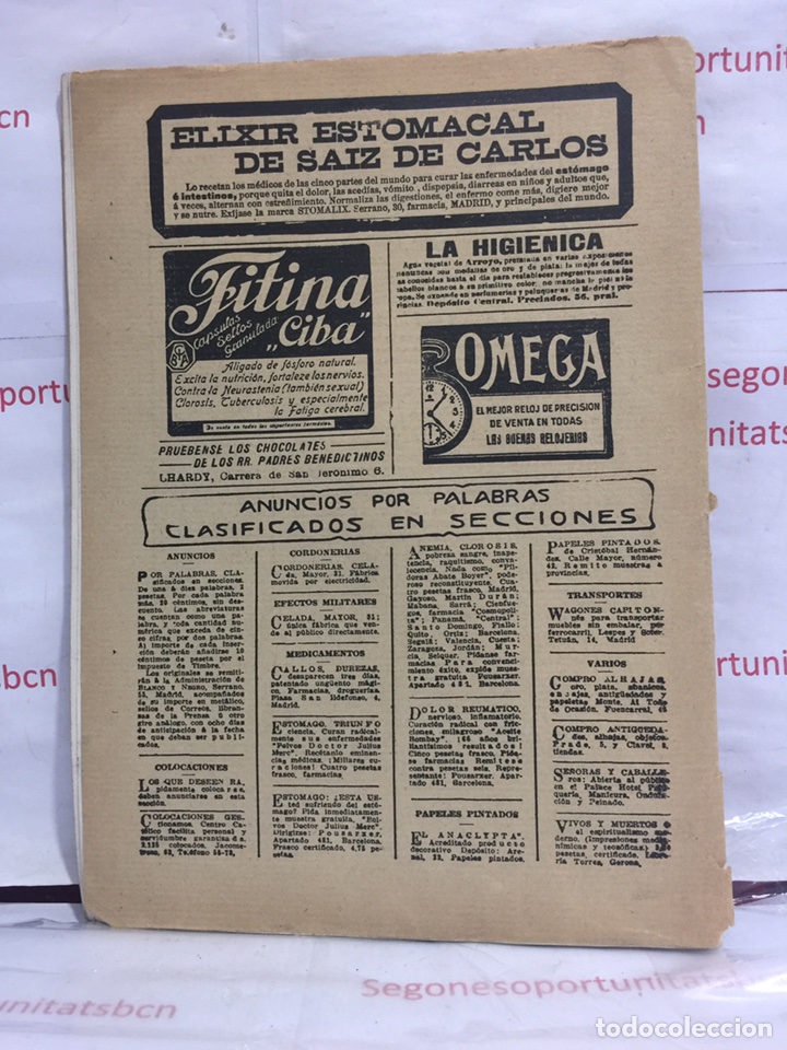 2 REVISTA ANTIGUA - BLANCO Y NEGRO - 22 DE OCTUBRE DE 1916 - NUMERO 1327