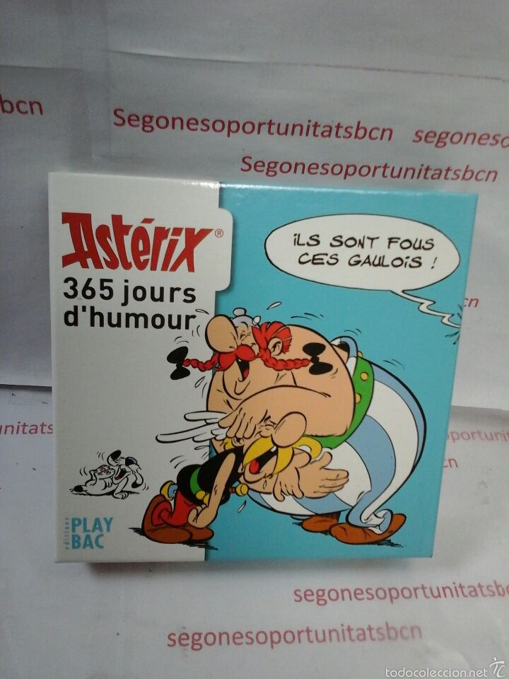 1 CALENDARIO - ASTÉRIX - EDICIONES PLAY BAC