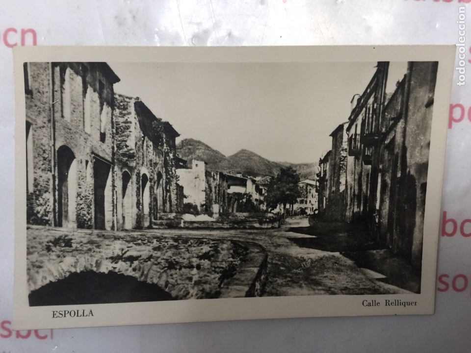 1 ANTIGUA POSTAL DE ESPOLLA-CALLE RELLIQUER