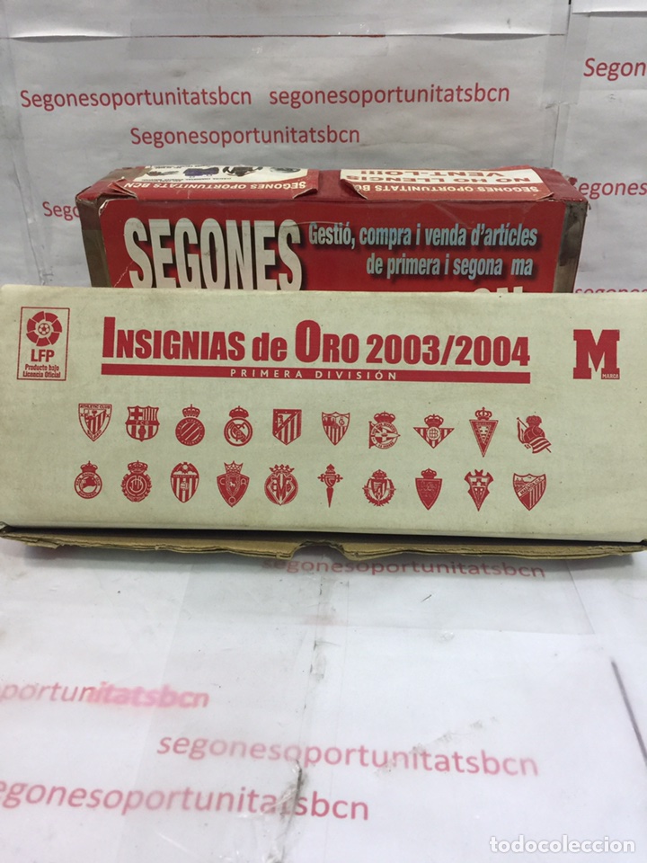 2 PINS O INSIGNIAS ORO - PRIMERA DIVISIÓN - 2003 - 2004 - LFP