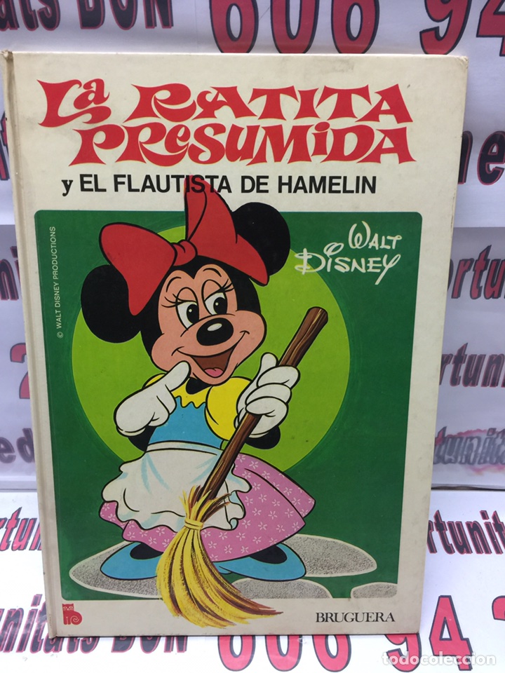 1 LA RATITA PRESUMIDA Y EL FLAUTISTA DE HAMELIN DE WALT DISNEY DE BRUGUERA DE 1978