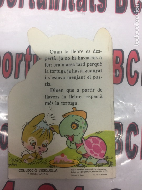 2 LA LLEBRE I LA TORTUGA EDITORIAL ROMA DE HELENITA DE 1986