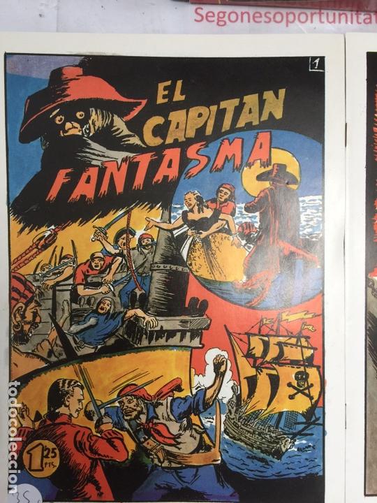 3 LOTE EL CAPITAN FANTASMA NUMEROS DEL 1 AL 6