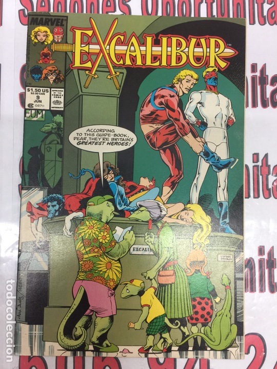 2 LOTE 5 CÓMICS EXCALIBUR MARVEL