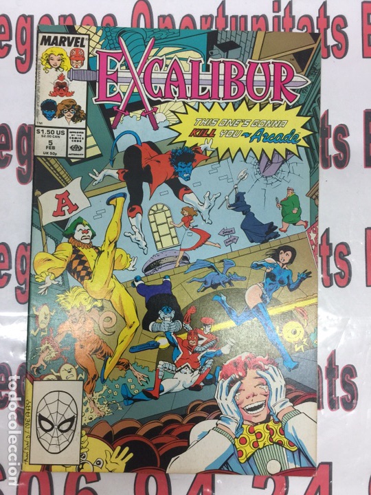 3 LOTE 5 CÓMICS EXCALIBUR MARVEL