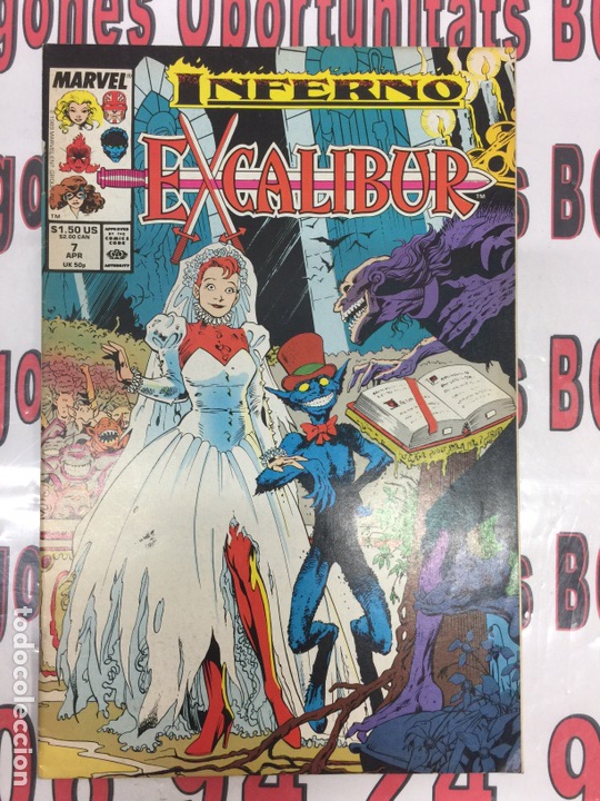 4 LOTE 5 CÓMICS EXCALIBUR MARVEL