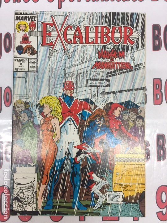 5 LOTE 5 CÓMICS EXCALIBUR MARVEL