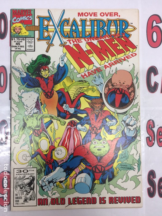 6 LOTE 5 CÓMICS EXCALIBUR MARVEL