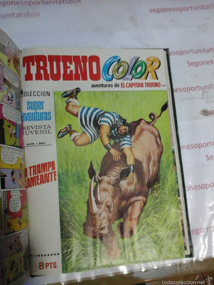 5 LOTE - TRUENO COLOR - 9 TOMOS - BRUGUERA