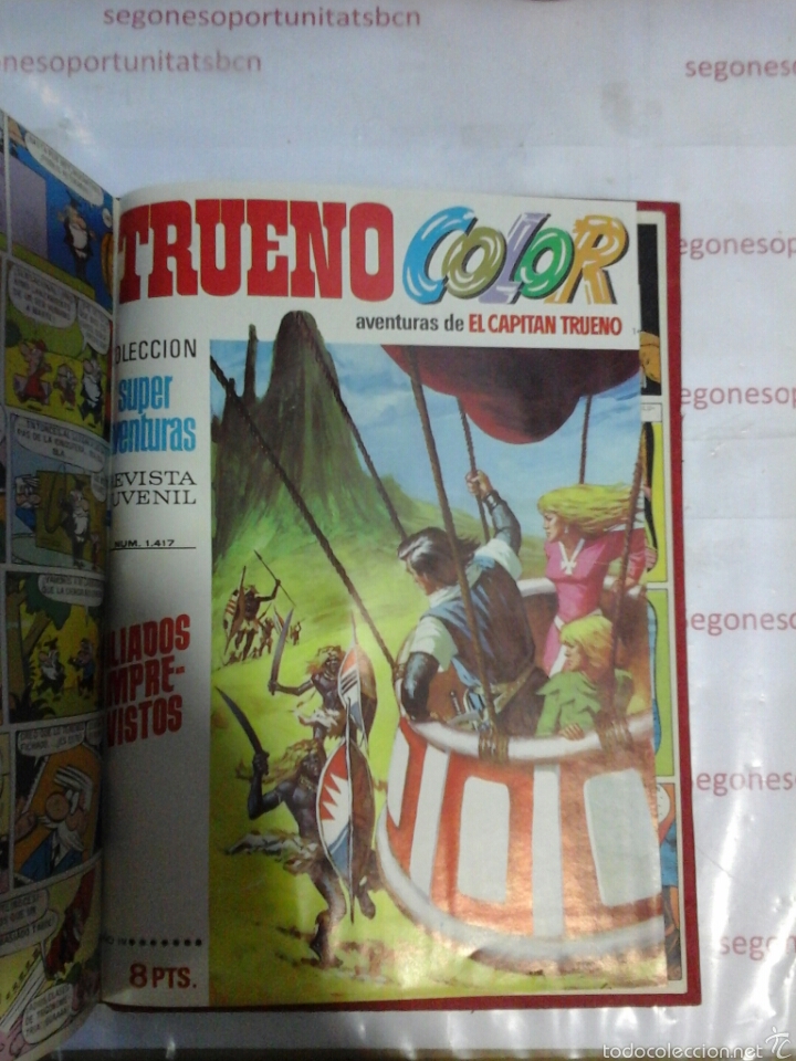 7 LOTE - TRUENO COLOR - 9 TOMOS - BRUGUERA