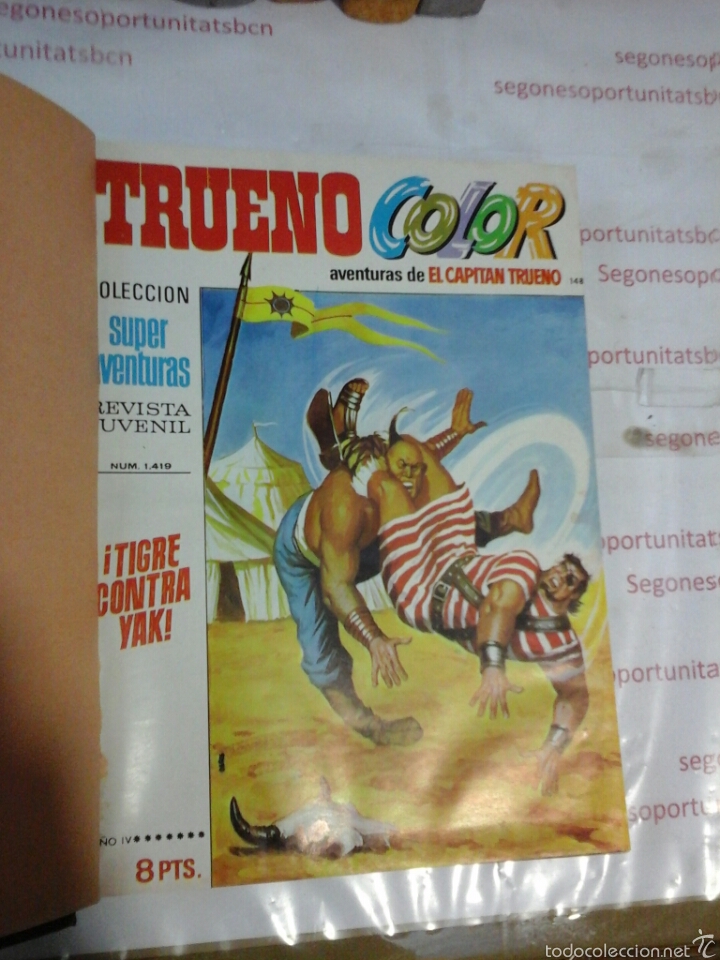 8 LOTE - TRUENO COLOR - 9 TOMOS - BRUGUERA