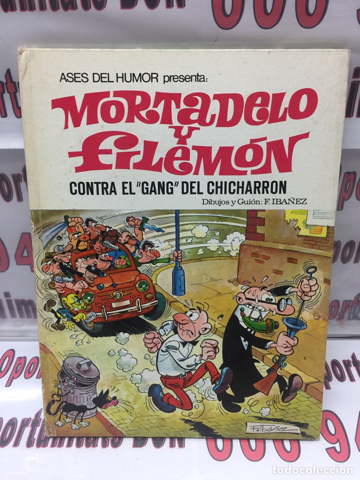 1 MORTADELO Y FILEMÓN CONTRA EL GANG CHICHARRON DE 1969 DE BRUGUERA