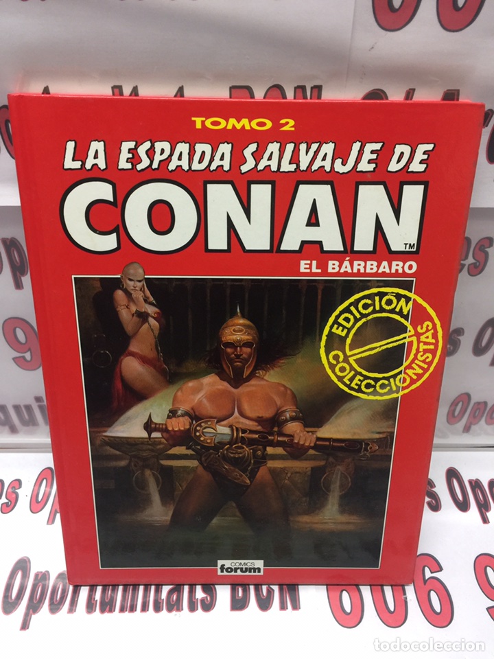 1  LA ESPADA SALVAJE DE CONAN - TOMO 2 ROJO - ED. COLECCIONISTA