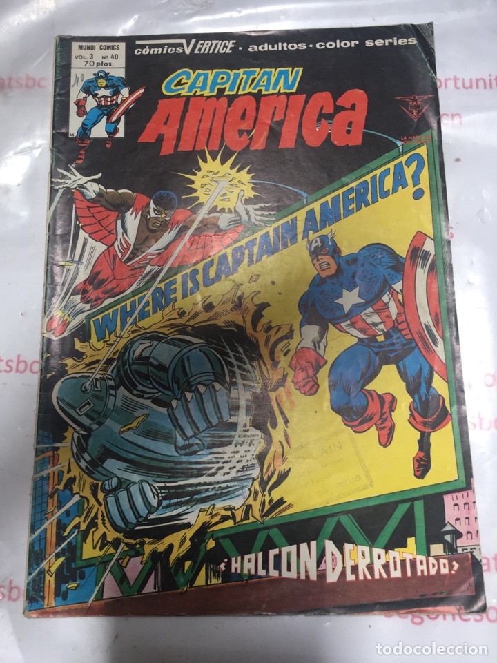 1 CAPITAN AMERICA NÚMERO 40 EDICIONES VERTICE