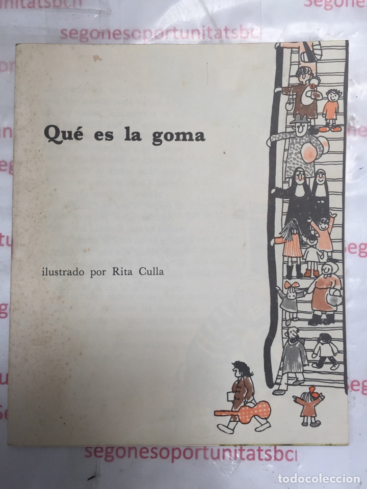 1 CUENTO INFANTIL QUÉ ES LA GOMA DE 1980 EDITORIAL TEIDE 2 EDICIÓN