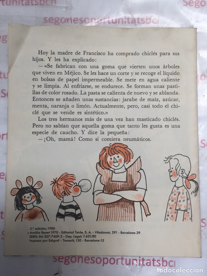 2 CUENTO INFANTIL QUÉ ES LA GOMA DE 1980 EDITORIAL TEIDE 2 EDICIÓN