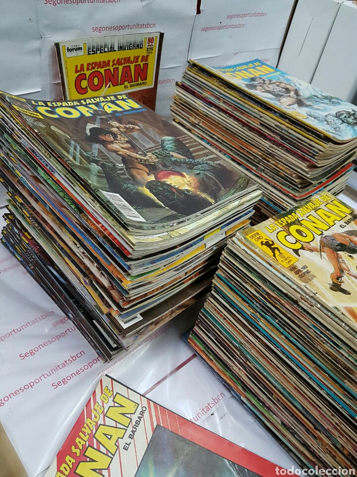 3 LOTE CASI COMPLETO - CONAN LA ESPADA SALVAJE - SERIE ORO