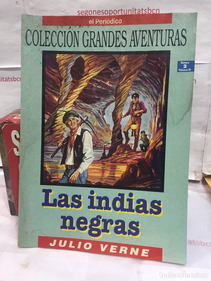 1 COLECCION GRANDES AVENTURAS - LAS INDIAS NEGRAS - JULIO VERNE - NUMERO 2