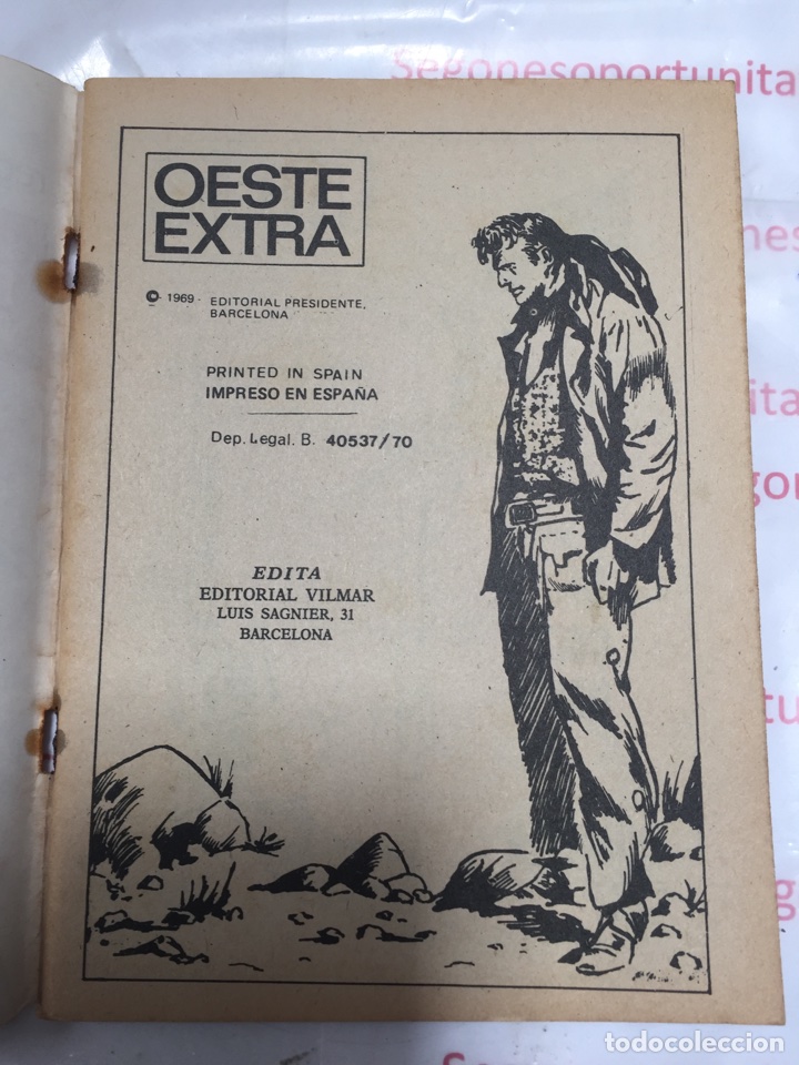 3 LA CONQUISTA DEL OESTE REGRESA UN HOMBRE EDITORIAL VILMAR AÑO 1970