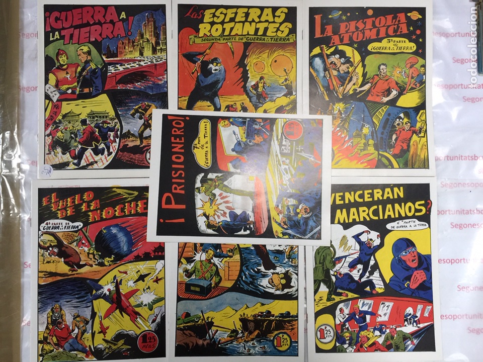 1 ¡GUERRA A LA TIERRA! COLECCIÓN COMPLETA DE 7 CUADERNOS REEDITADOS