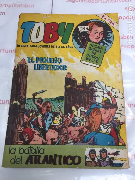 1 TOBY-EXTRA N°16-BROMA GENIAL DE ORSON WELLS-1984/EL PEQUEÑO LIBERTADOR-LA BATALLA DEL ATLÁNTICO