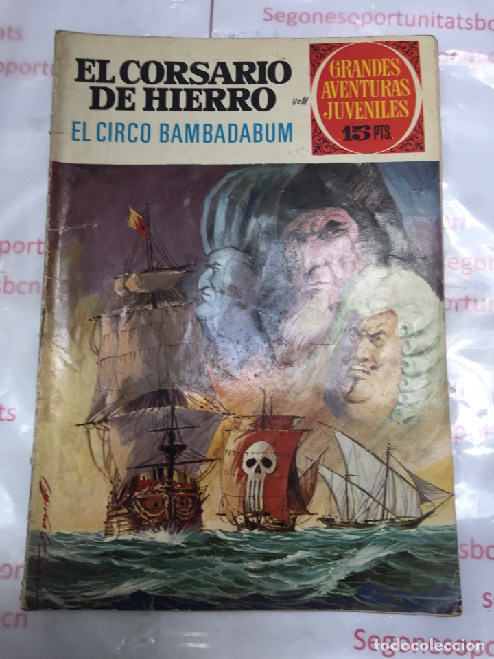 1 EL CORSARIO DE HIERRO-EL CIRCO BAMBADABUM-GRANDES AVENTURAS JUVENILES-BRUGUERA-NUM25-1972